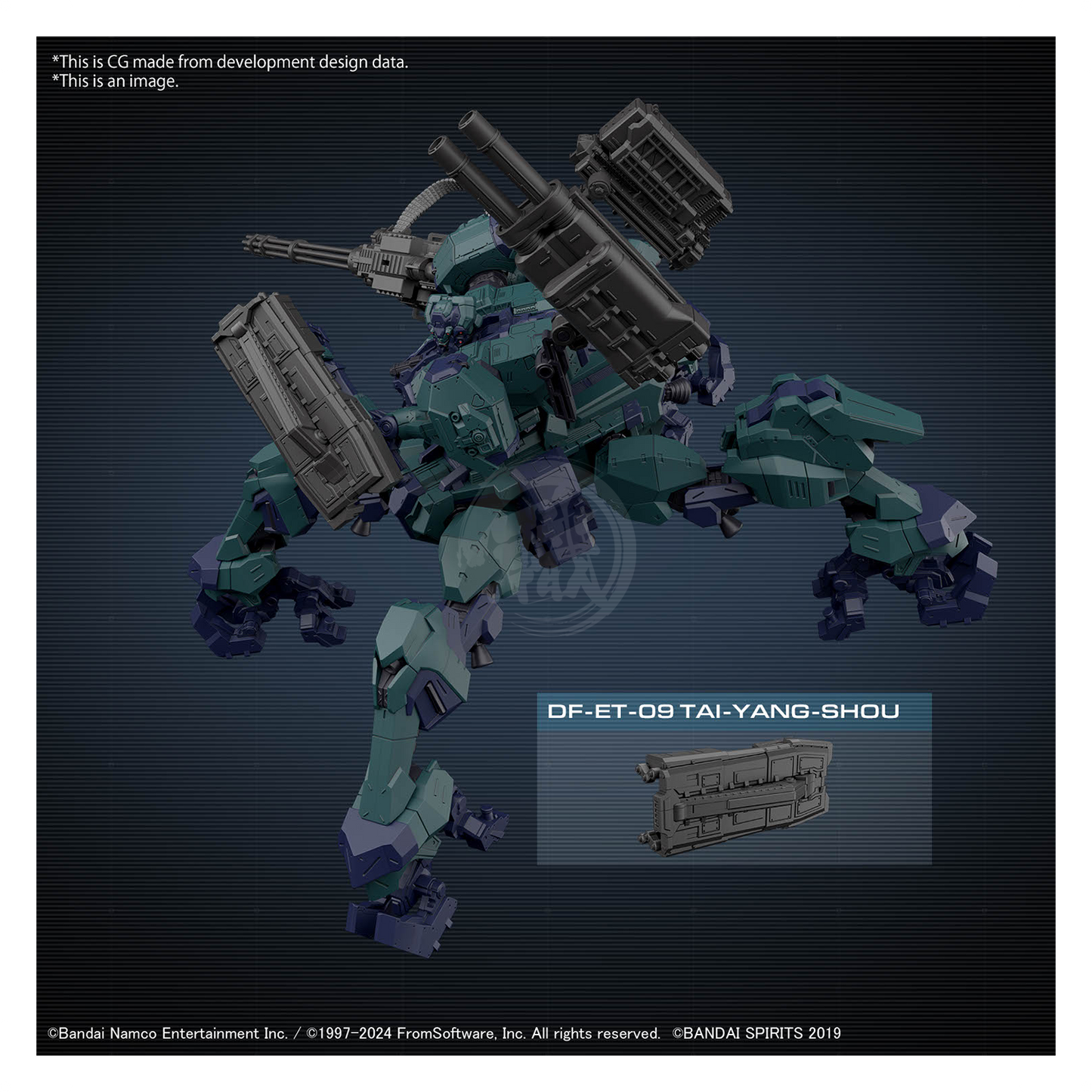 30MM Armored Core VI Fires of Rubicon Balam Industries BD-011 Melander Liger Tail - ShokuninGunpla