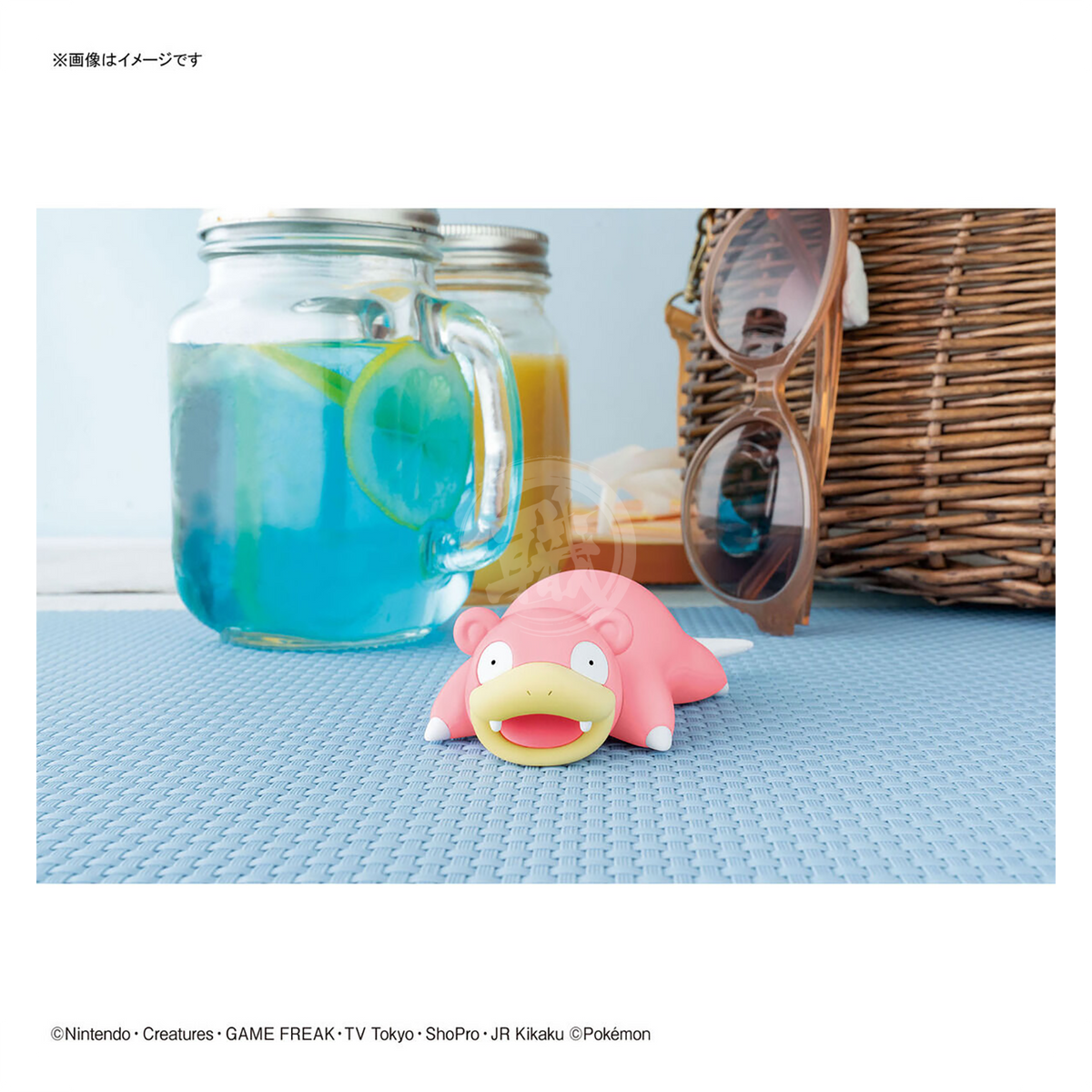 Bandai Pokepla Quick 15 Slowpoke model kit assembled figure with detailed design and vibrant colors.