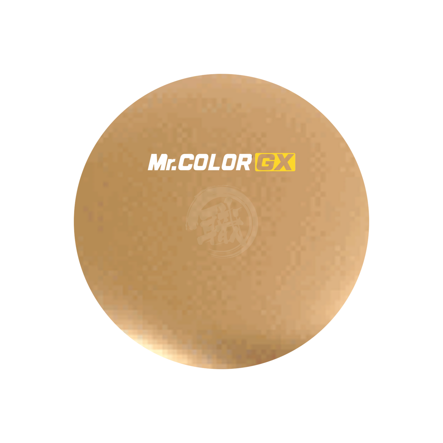 GSI Creos GX Red Gold paint bottle with red and gold label, showcasing the vibrant red and metallic gold paint colors.