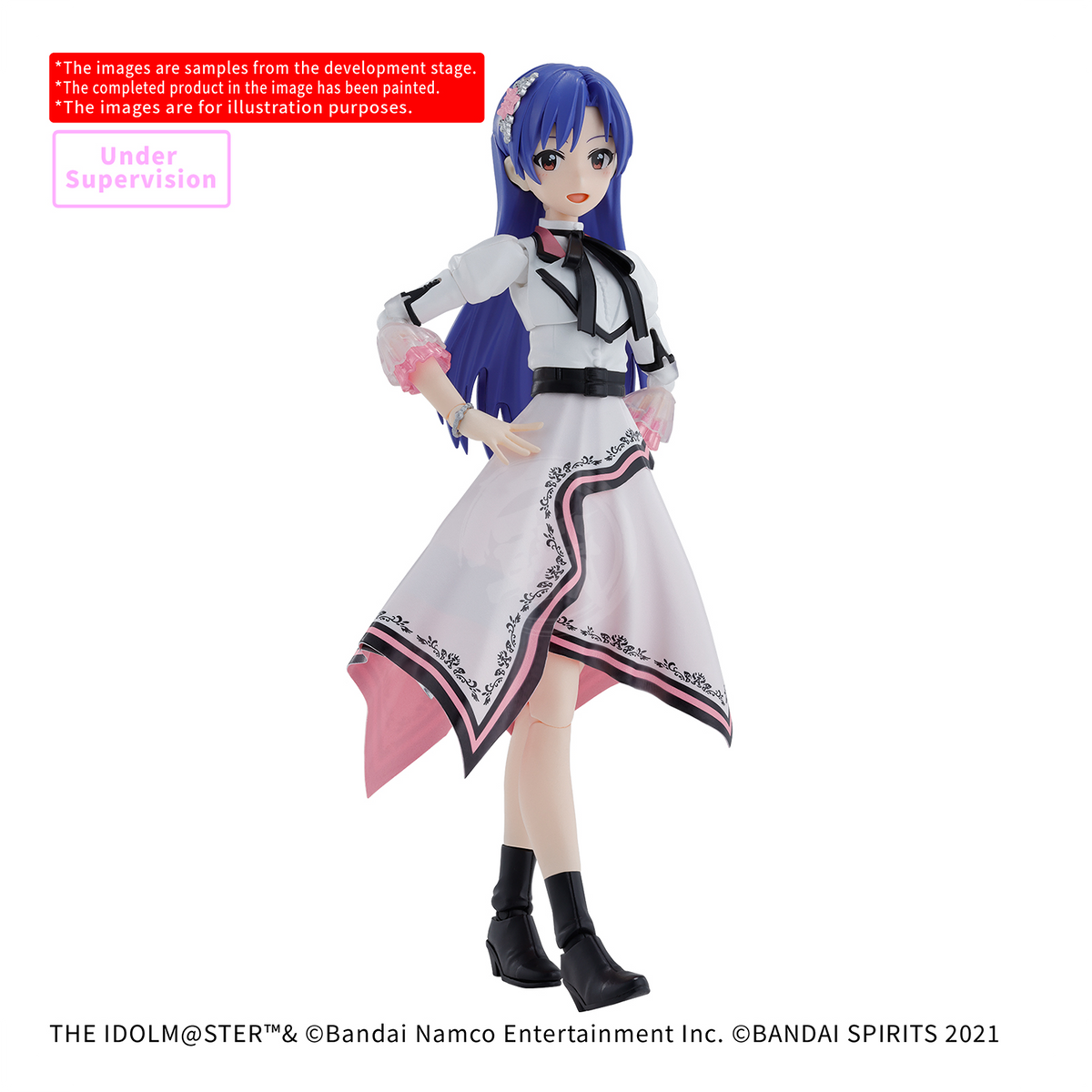 Bandai 30MS Chihaya Kisaragi model kit from the 20th anniversary YOU AND i! collection, featuring detailed character design.
