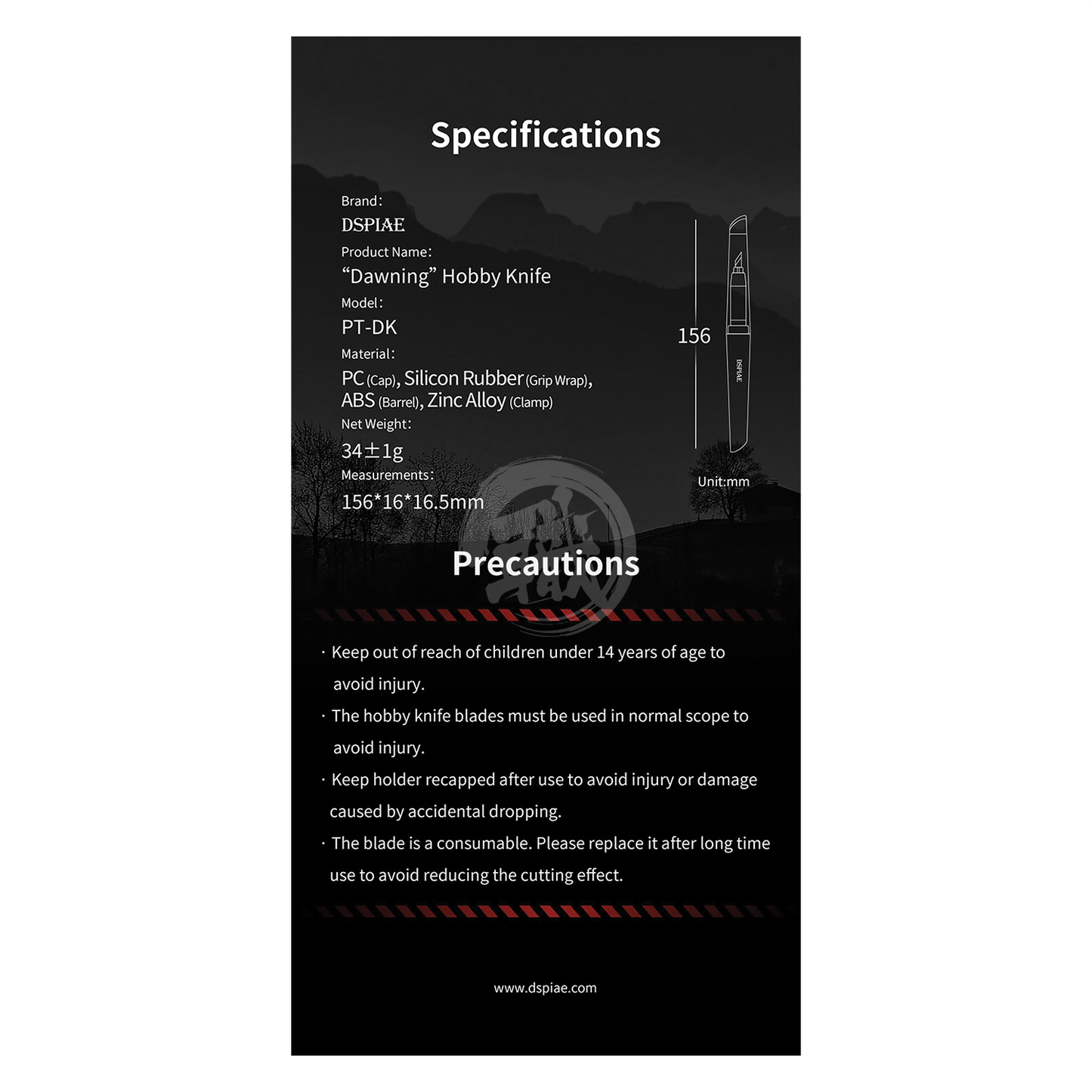 DSPIAE - Dawning Precision Hobby Knife - ShokuninGunpla