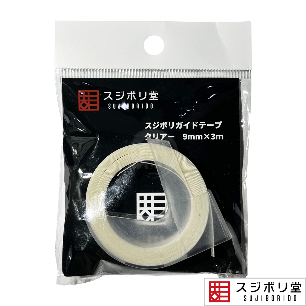 Sujiborido 9mm scribing guide tape for precise marking and cutting on various surfaces in woodworking and crafting projects.