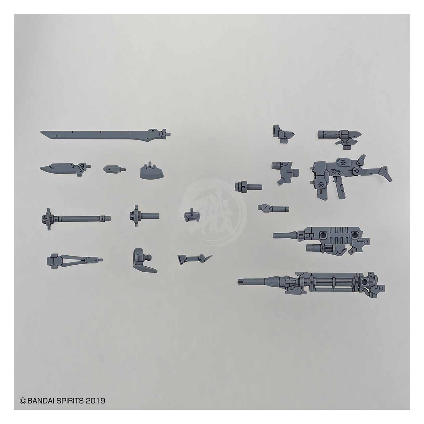 Bandai 30mm Option Weapon 1 for Alto model kit, detailed plastic weapon accessory for Gundam and mecha figures.
