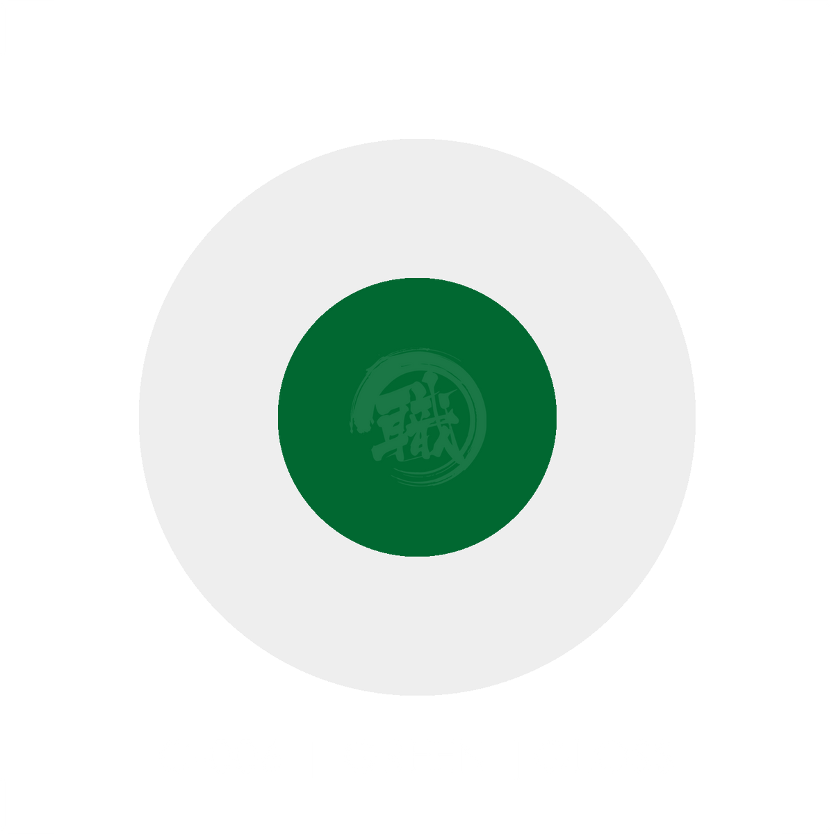 Green GSI Creos paint bottle with label visible, showing vibrant green color and product details on the packaging.