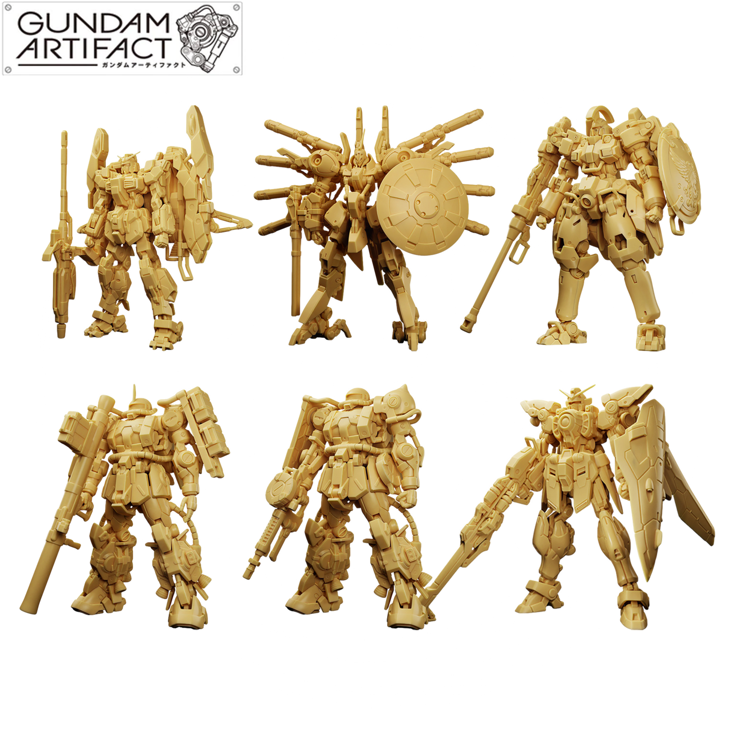 Bandai - Gundam Artifact Vol.4 - Bundle of 6 - ShokuninGunpla