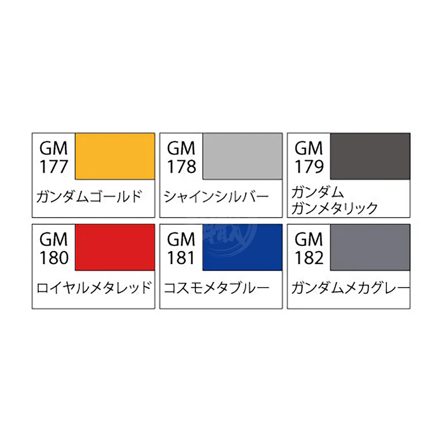 GSI Creos Gundam Marker Fine Edge Set 2 with tapered tip for precise coloring on Gundam models and plastic figures.