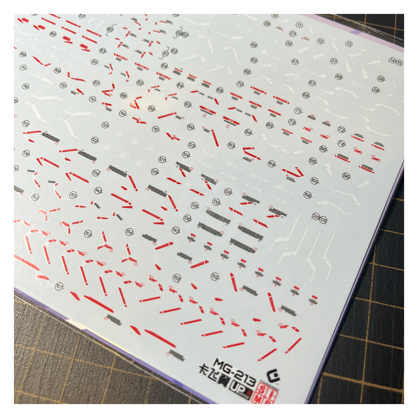 MG Wing Gundam Zero EW Ver.Ka Waterslide Decals - ShokuninGunpla