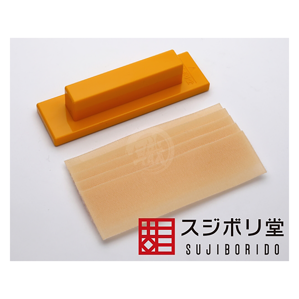 Sujiborido Magic Holder Orange sanding tool with ergonomic design, used for secure sanding and polishing tasks.