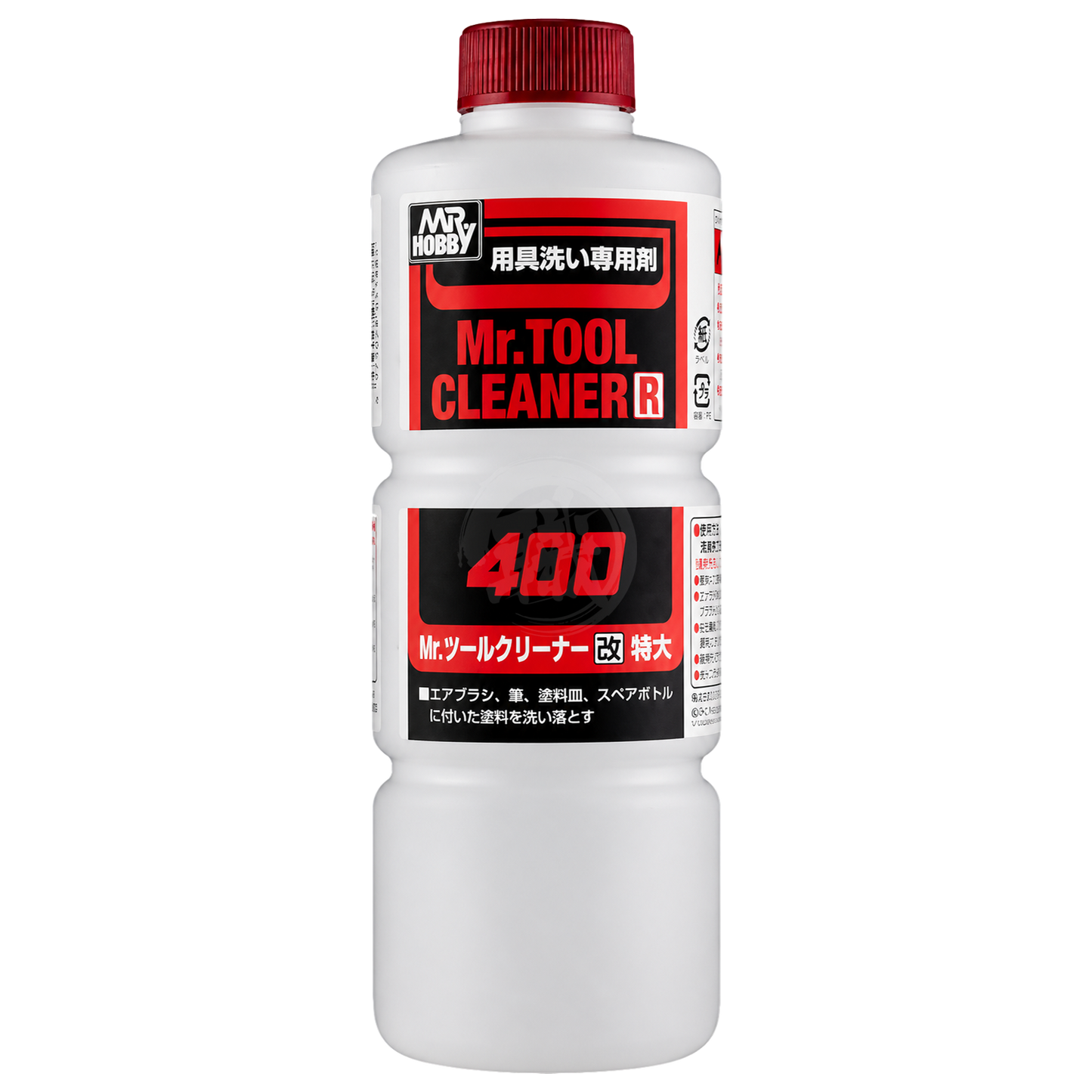 GSI Creos Mr.Tool Cleaner 400ml thinner bottle, suitable for cleaning and thinning paints and coatings.