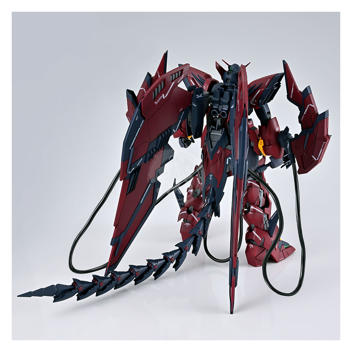 Bandai MG Gundam Epyon model kit from Endless Waltz Ver., Sturm Und Drang Unit, featuring detailed plastic assembly and striking design.