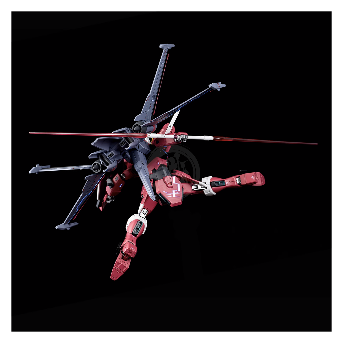 EVO Studio HG Infinite Justice Gundam Type II UV waterslide decals for model customization, featuring detailed design elements.