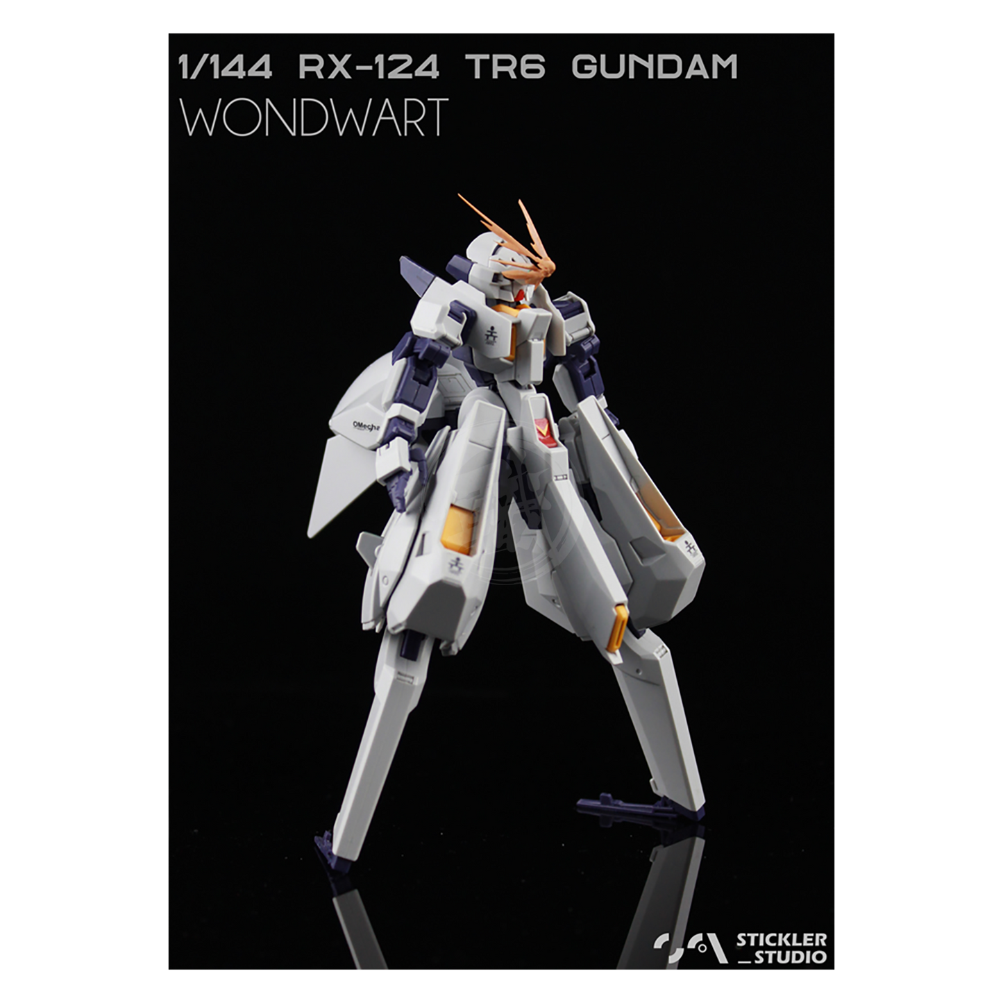 Stickler Studio - Flying Goddess Statue" Resin Antenna Replacement for Gundam TR-6 - ShokuninGunpla