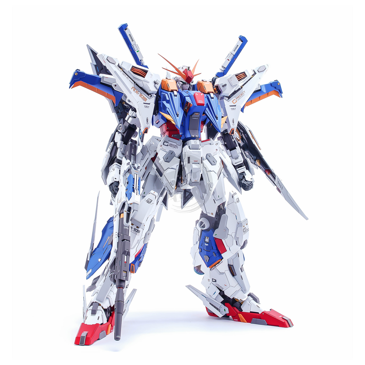 1/72 scale Xi Gundam resin conversion kit from Galaxy Hobby Shop, featuring detailed parts for model building.