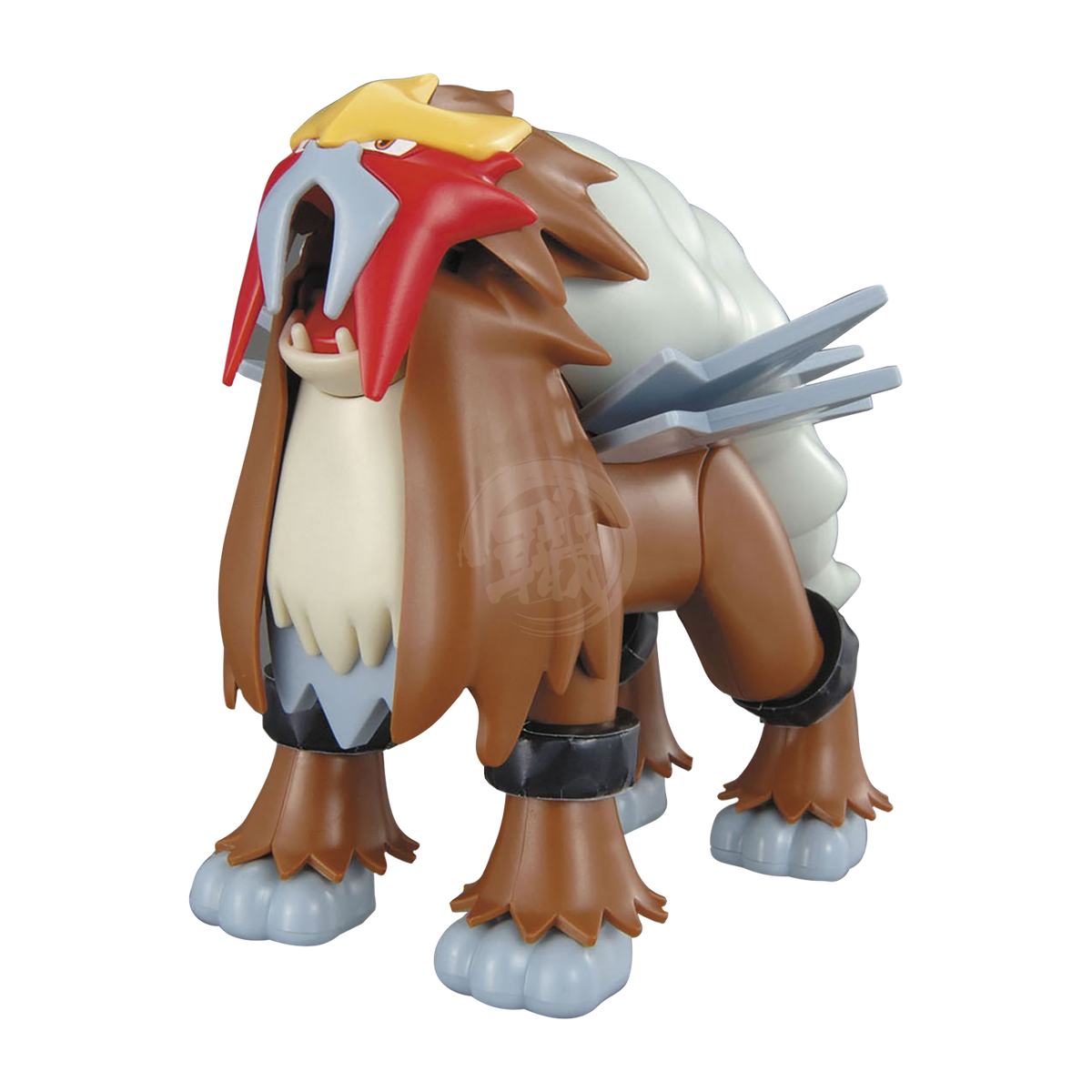 Bandai Pokemon Plamo 11 Entei model kit featuring detailed plastic figure of the legendary fire-type Pokémon.