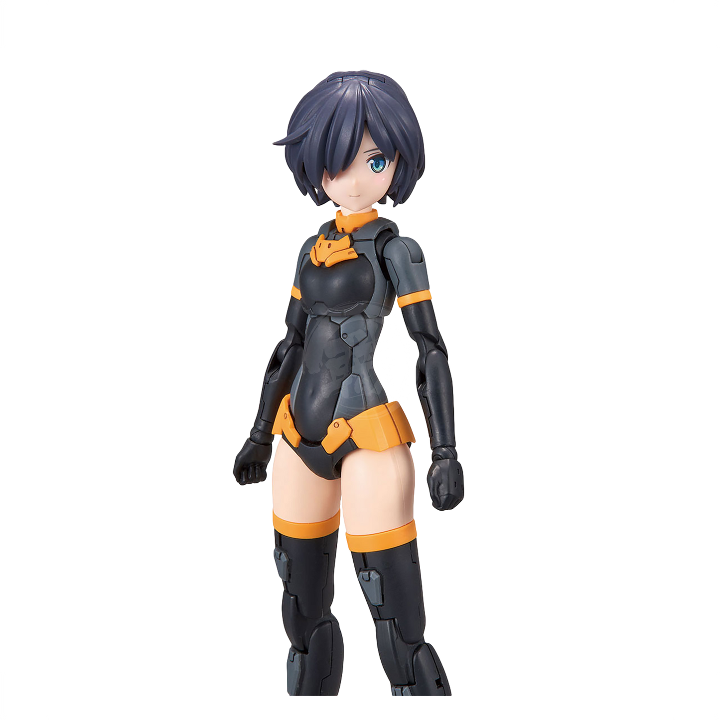 Bandai 30MS Hair Style Parts model kit, Vol.1 in navy, featuring detailed hair parts for Gunpla models.