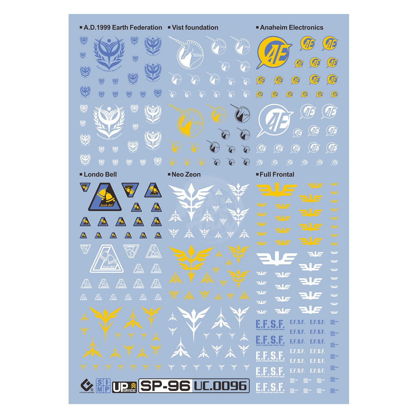 EVO UC-0096 Theme Decals