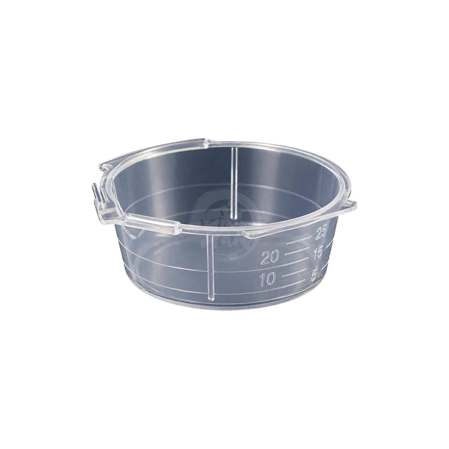 Six GSI Creos Mr. Measuring Cup with pourer for coloring tools, shown with handles and spouts for precise application.