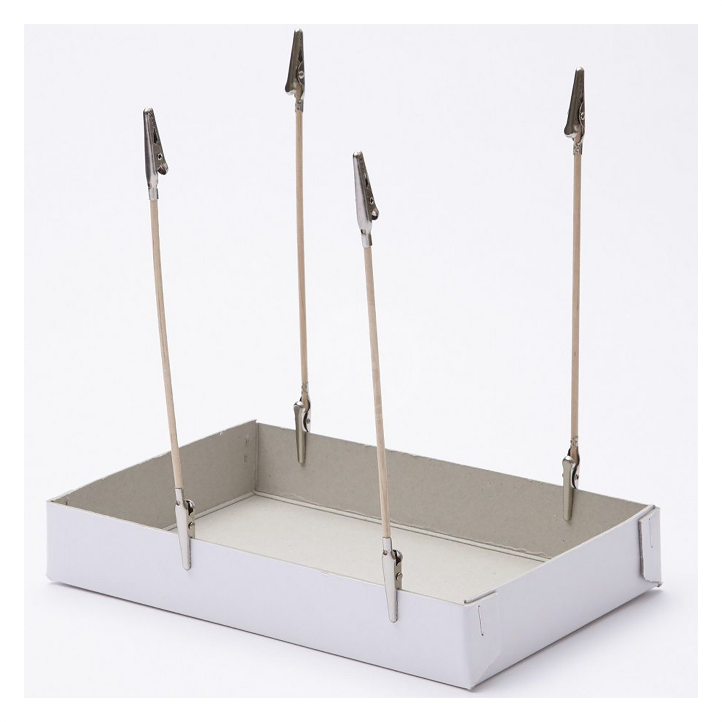 Double-sided Mr. Almighty Clips by GSI Creos for coloring tools, shown holding a small model part in the image.