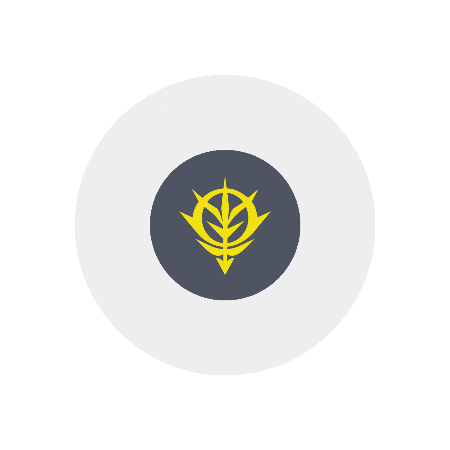 GSI Creos Zeon's MS Grey paint bottle with label, showing the product's color and branding on the packaging.