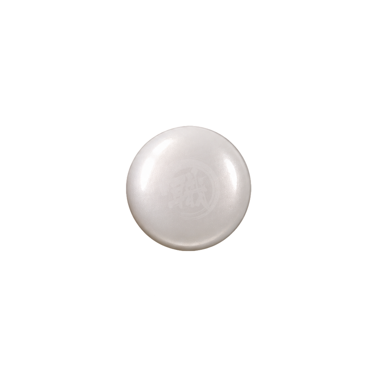 GSI Creos XC08 Moonstone Pearl paint swatch showing a shimmering, pearlescent light blue color with a smooth finish.