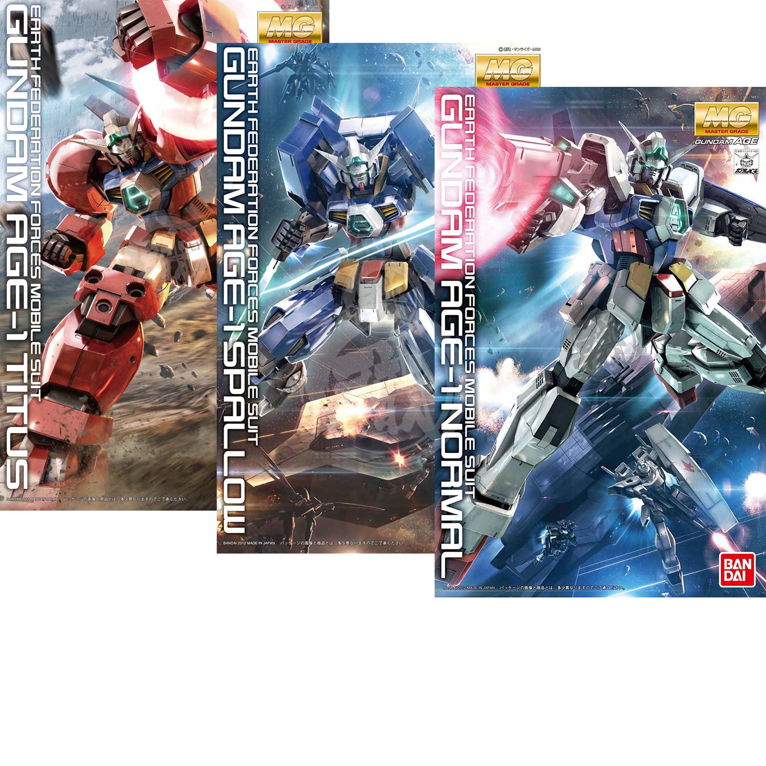 Bandai 1/100 Scale Master Grade Gundam AGE-1 Spallow