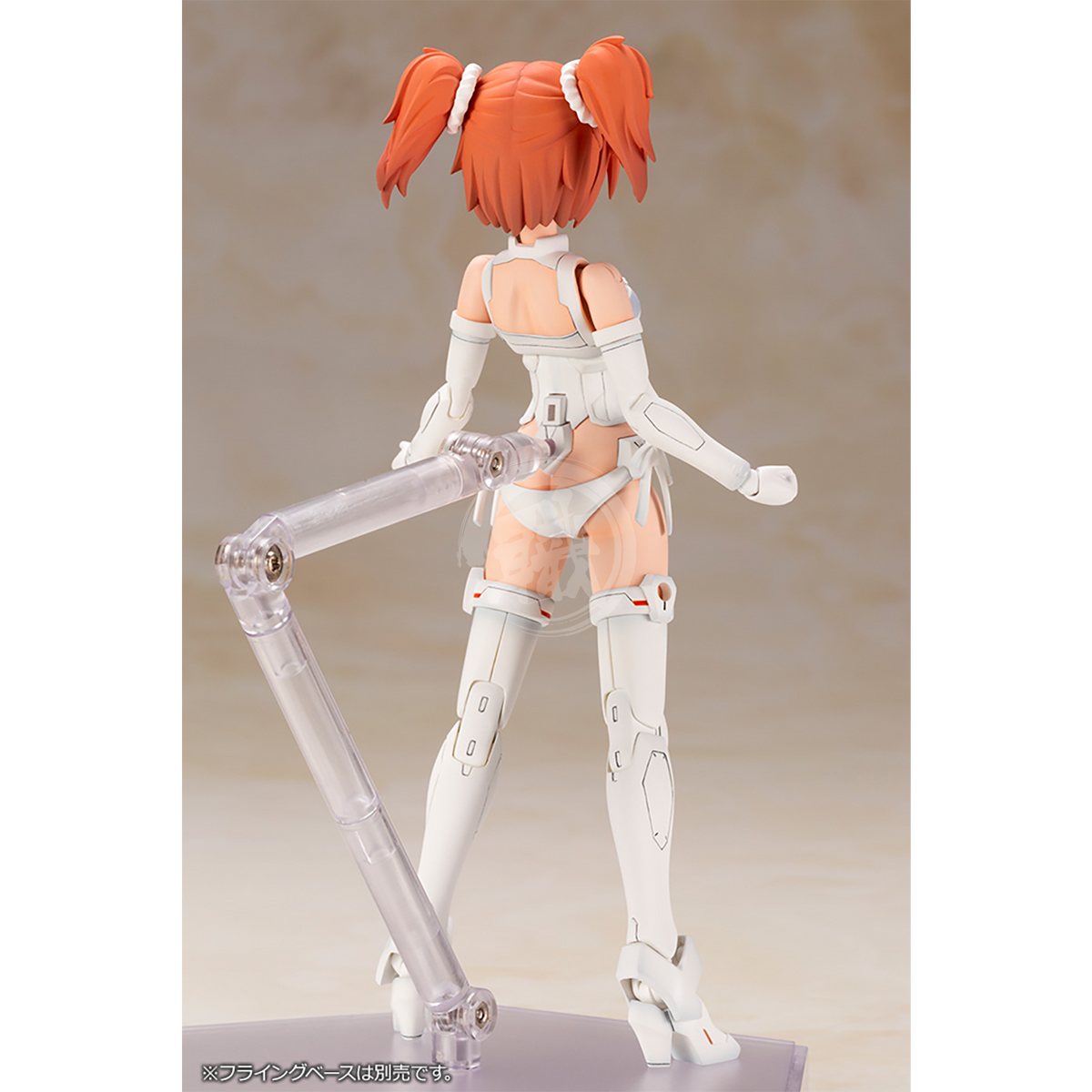Model kit of Crossframe Girl Gaogaigar from Kotobukiya, showcasing detailed robot figure with red, gold, and blue armor.