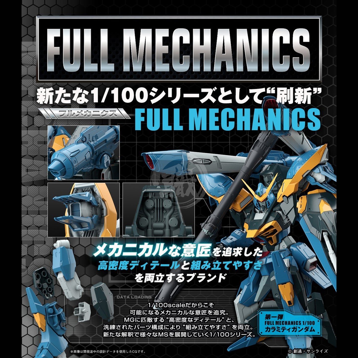 Bandai - Full Mechanics Calamity Gundam - ShokuninGunpla