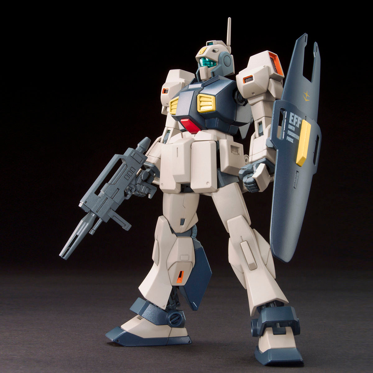 Bandai HG Nemo unicorn desert color model kit with detailed parts and vibrant desert-themed design.