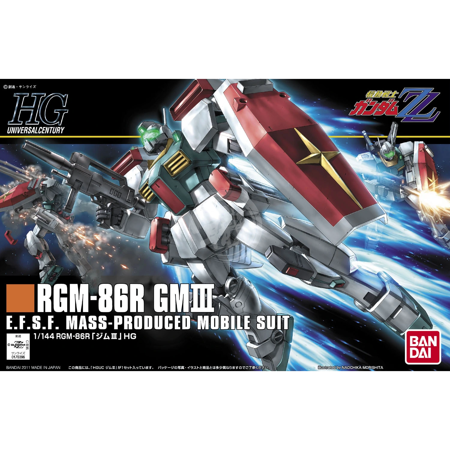 Bandai 1/144 Scale High Grade GM III