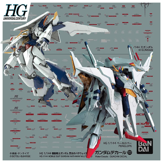 Bandai - HG Waterslide Decals [Mobile Suit Gundam Hathaway's Flash Multiuse] - ShokuninGunpla