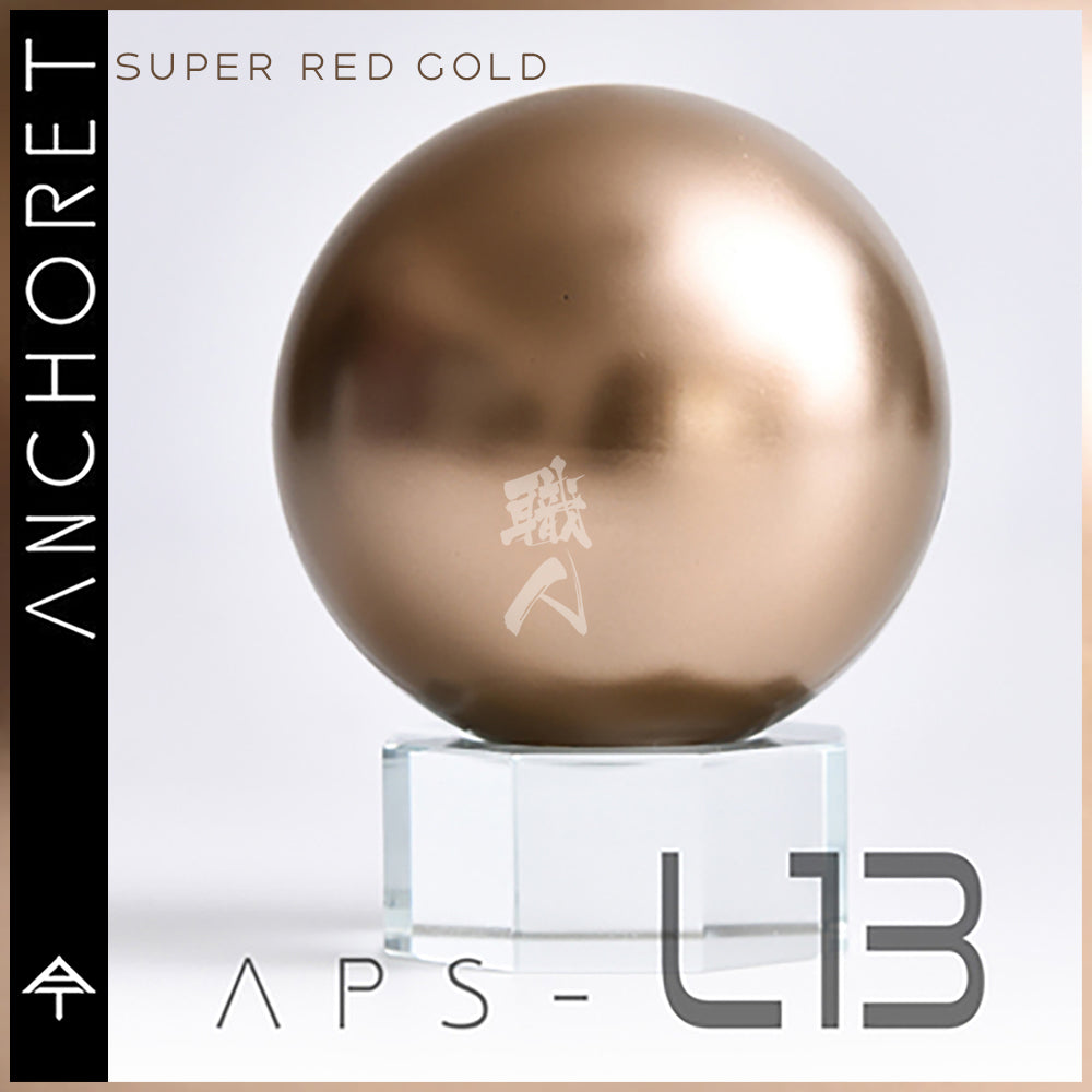 AnchoreT Super Red Gold paint in a container, vibrant red and gold color, suitable for artistic and decorative projects.