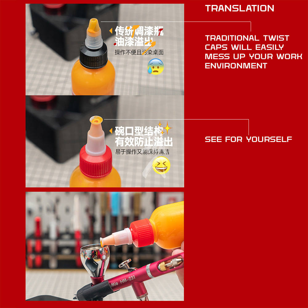 HobbyMio - Paint Bottles 2.0 - ShokuninGunpla