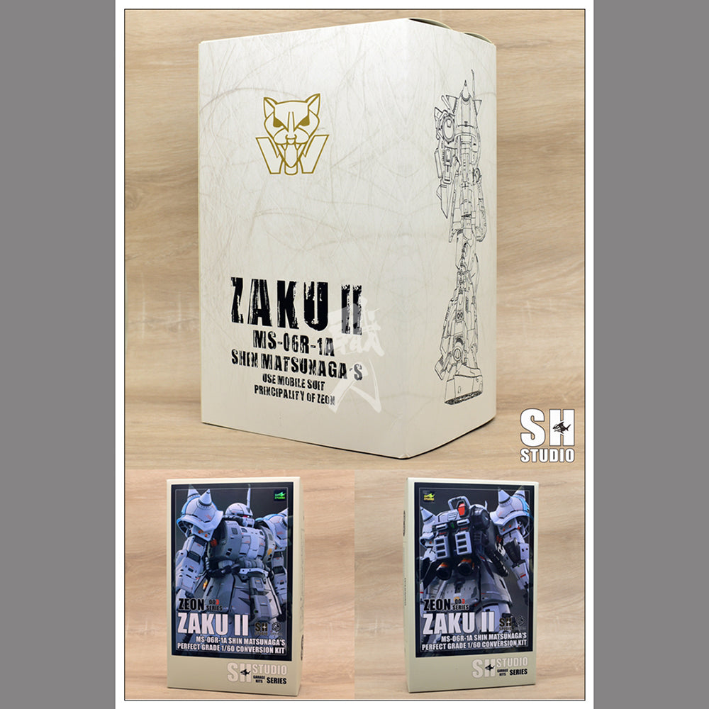 GM Dream - Shin Matsunaga Custom Zaku II High Mobility Type Resin Conversion Kit - ShokuninGunpla