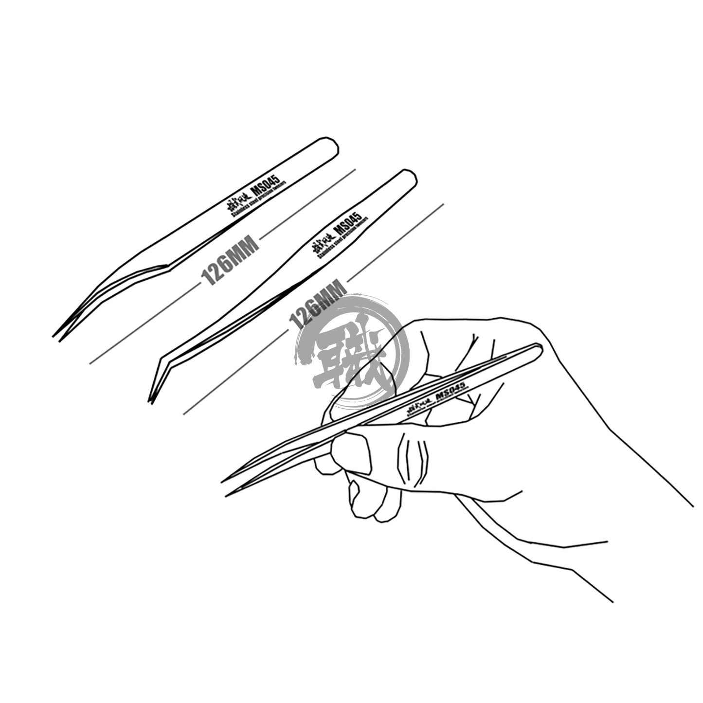 MSWZ - Precision Tweezers - ShokuninGunpla