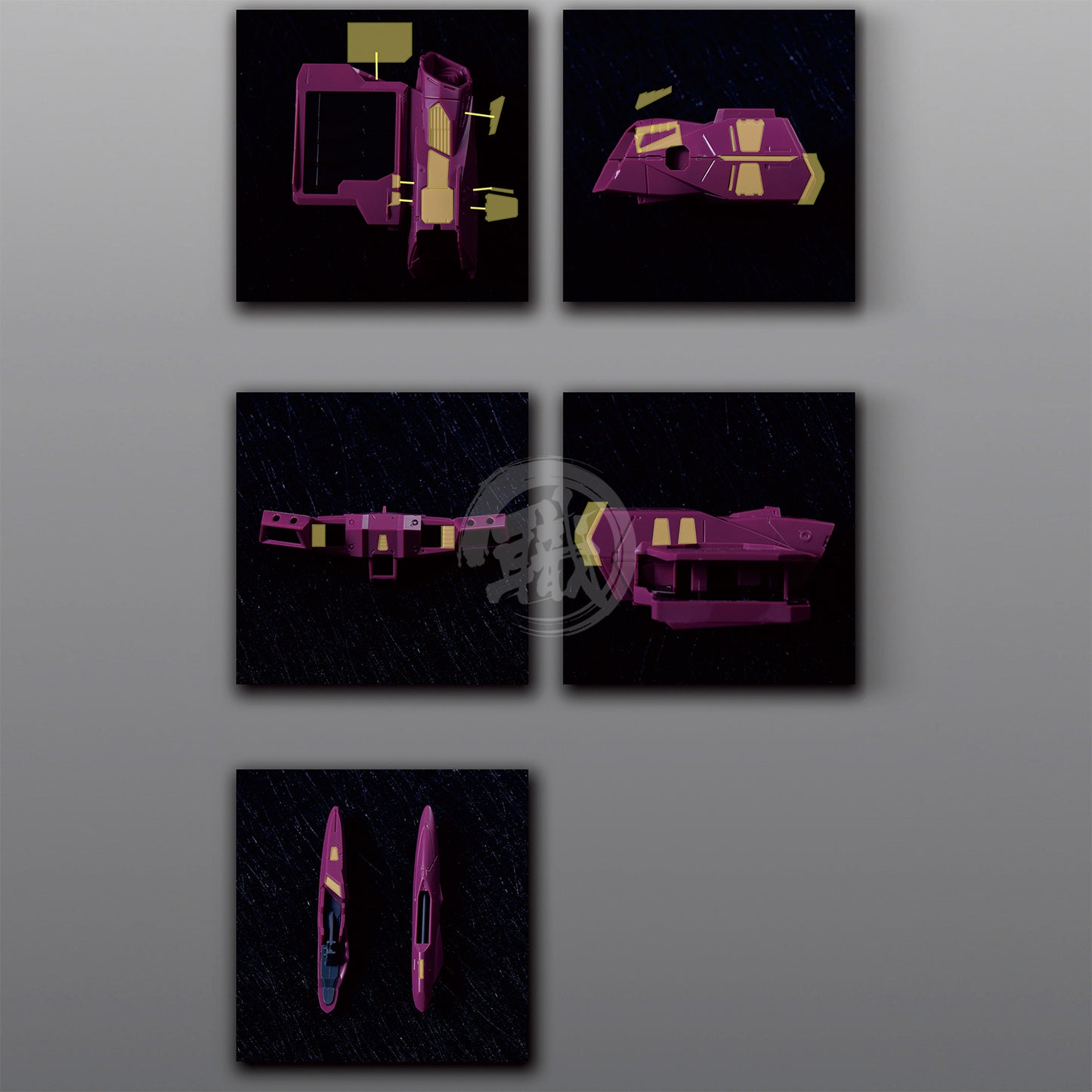 Pre-Cut Masking Tape for the Backpack of the MG Justice - ShokuninGunpla