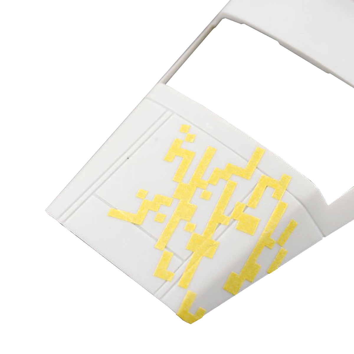 HIQParts pre-cut dot and pixel camo masking sheet for digital coloring, small size, with colorful pixel and dot patterns.