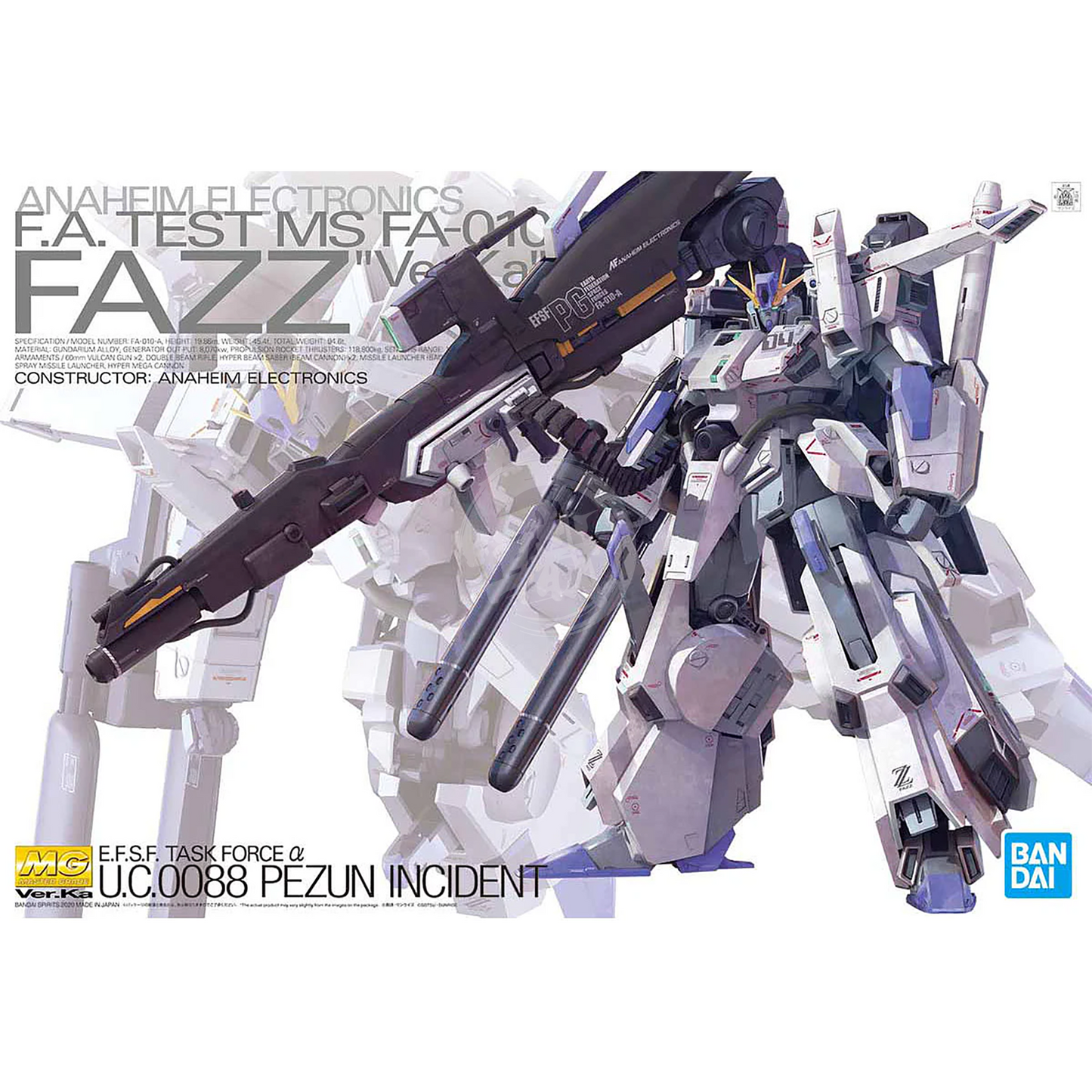 Bandai - MG Full Armour ZZ Gundam Ver.Ka - ShokuninGunpla