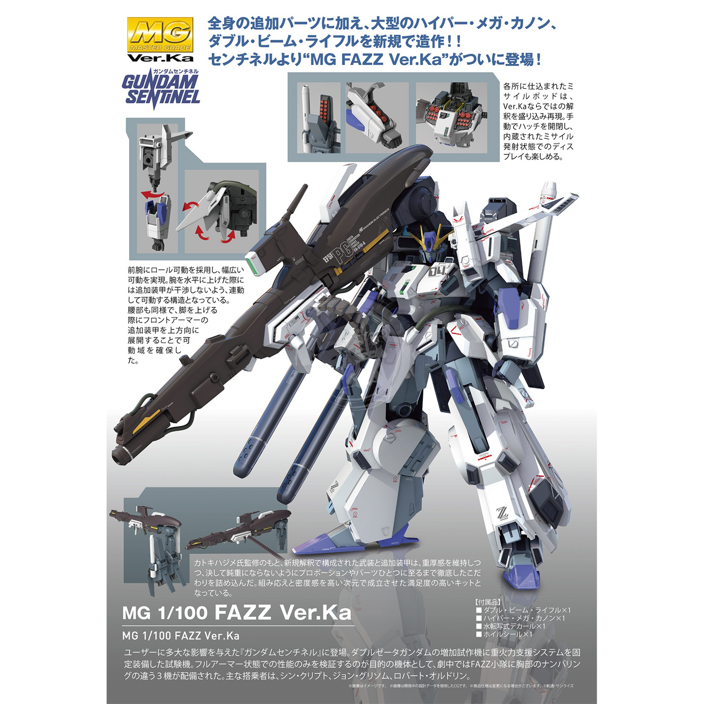 Bandai - MG Full Armour ZZ Gundam Ver.Ka - ShokuninGunpla