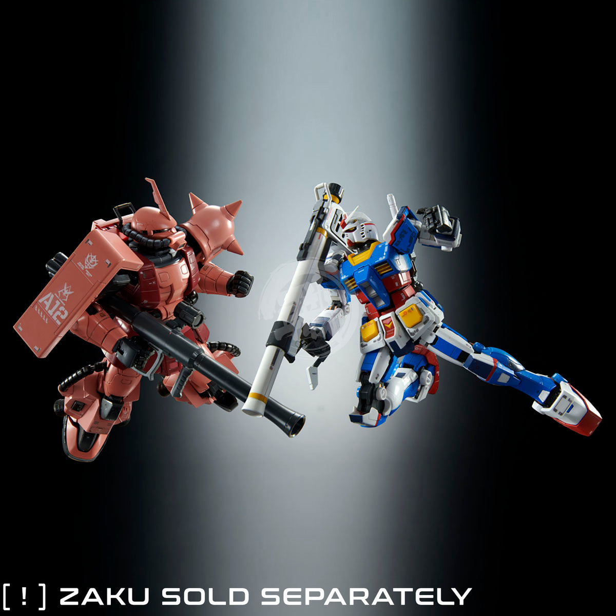 Bandai RG RX-78-2 Gundam model kit in Team Bright custom colors, featuring detailed robot design and vibrant paint scheme.