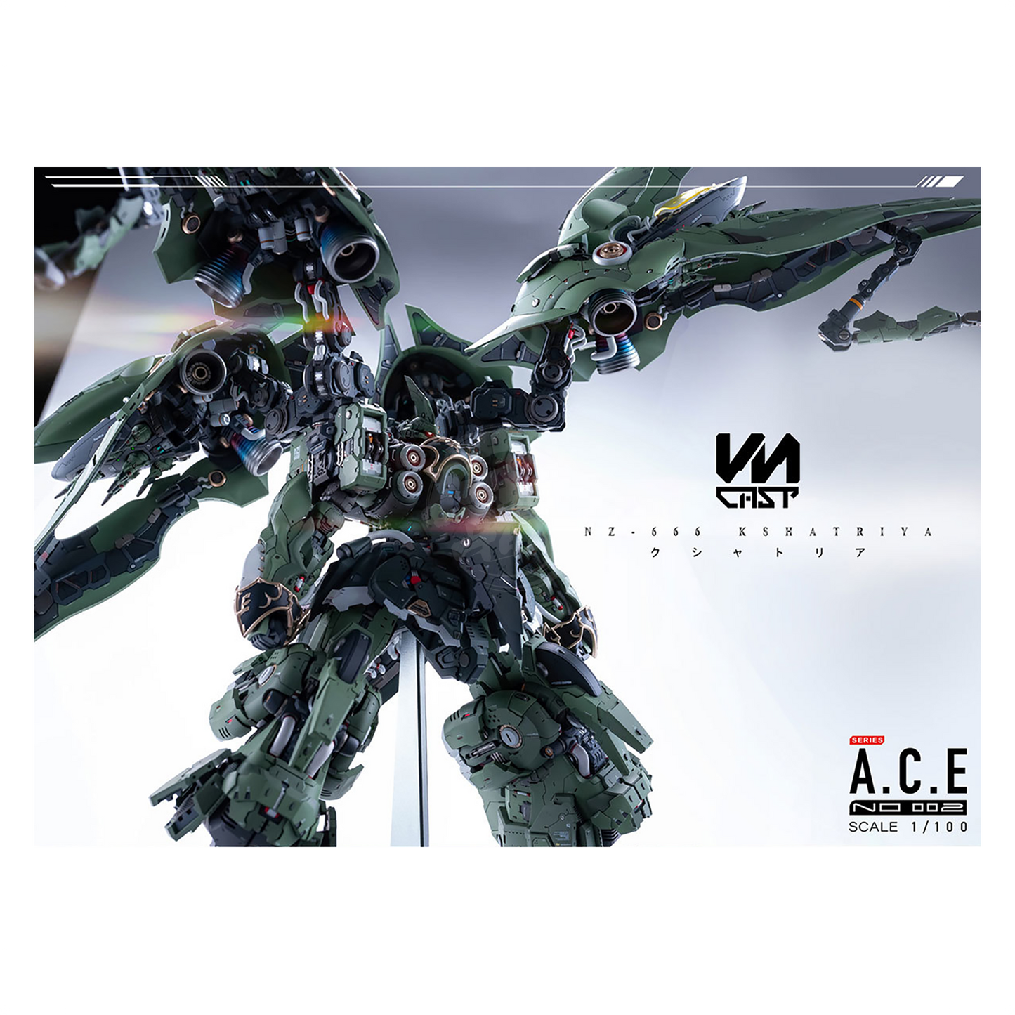 VNCast - Kshatriya Resin Conversion Kit [Collector's Ver.] [Preorder Q2 2024] - ShokuninGunpla