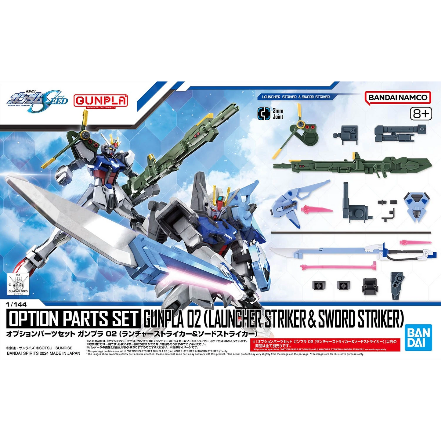 Option Parts Set Gunpla 02 [Launcher Striker & Sword Striker]