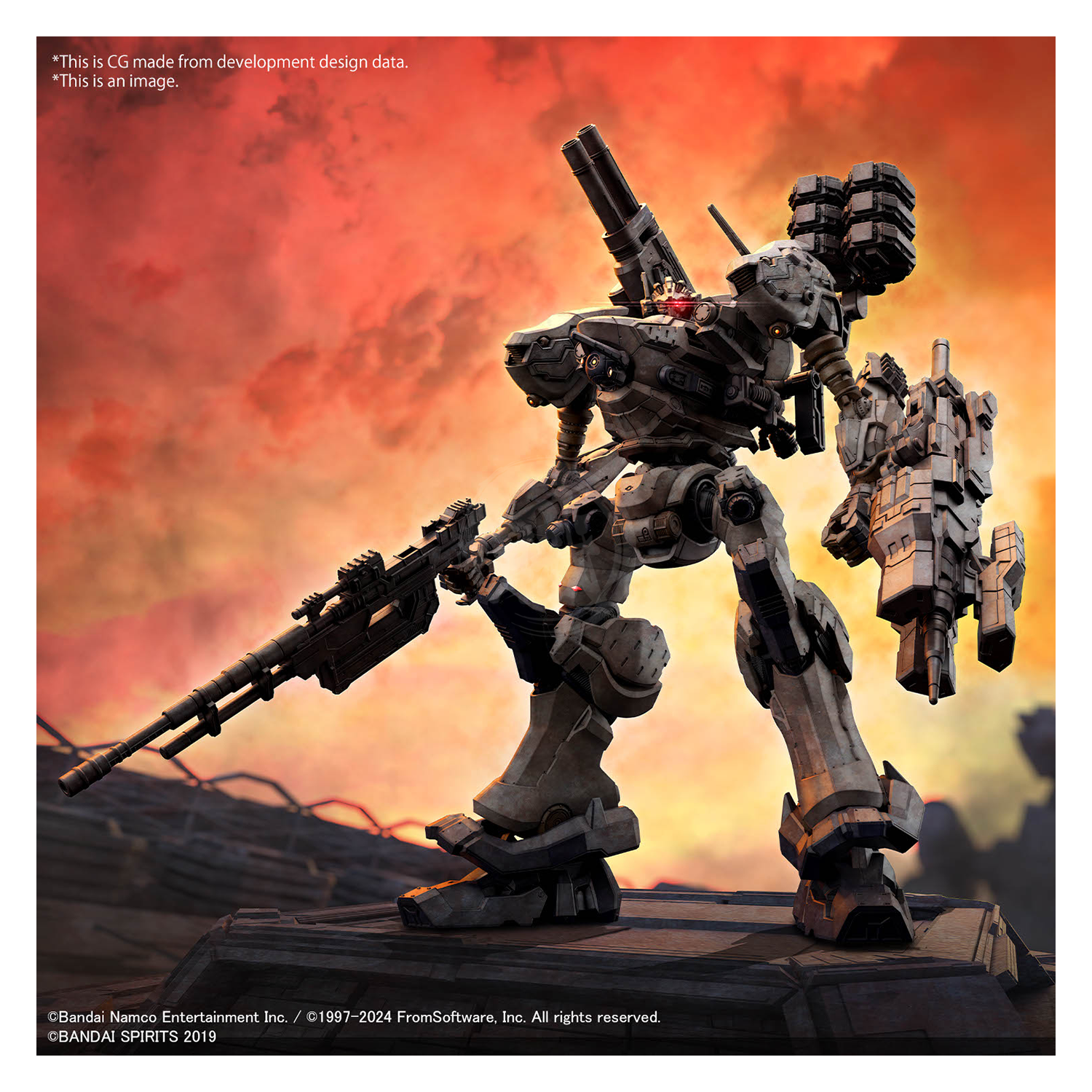 30MM Armored Core VI Fires of Rubicon RaD CC-2000 Orbiter Nightfall 30MM Armored Core VI Fires of Rubicon RaD CC-2000 Orbiter Nightfall