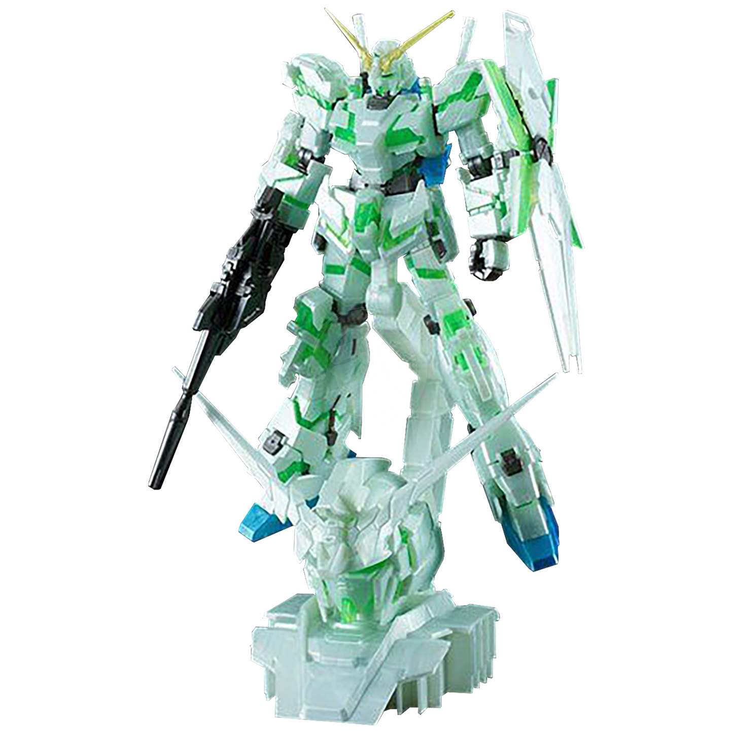 Bandai - HG Unicorn Gundam [Destroy Mode] [Final Battle Ver.] [Head Display Base Ver.] - ShokuninGunpla