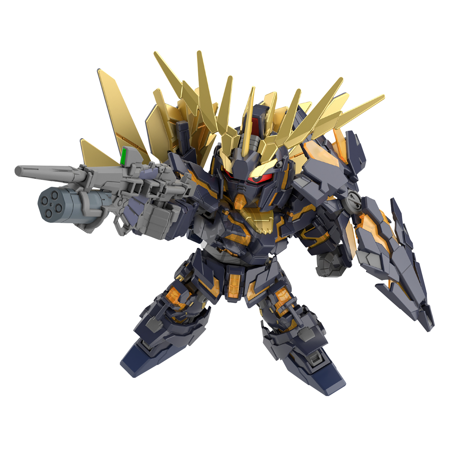 Bandai - SDCS Unicorn Gundam Unit-02 Banshee [Destroy Mode] / Banshee Norn [Destroy Mode] - ShokuninGunpla