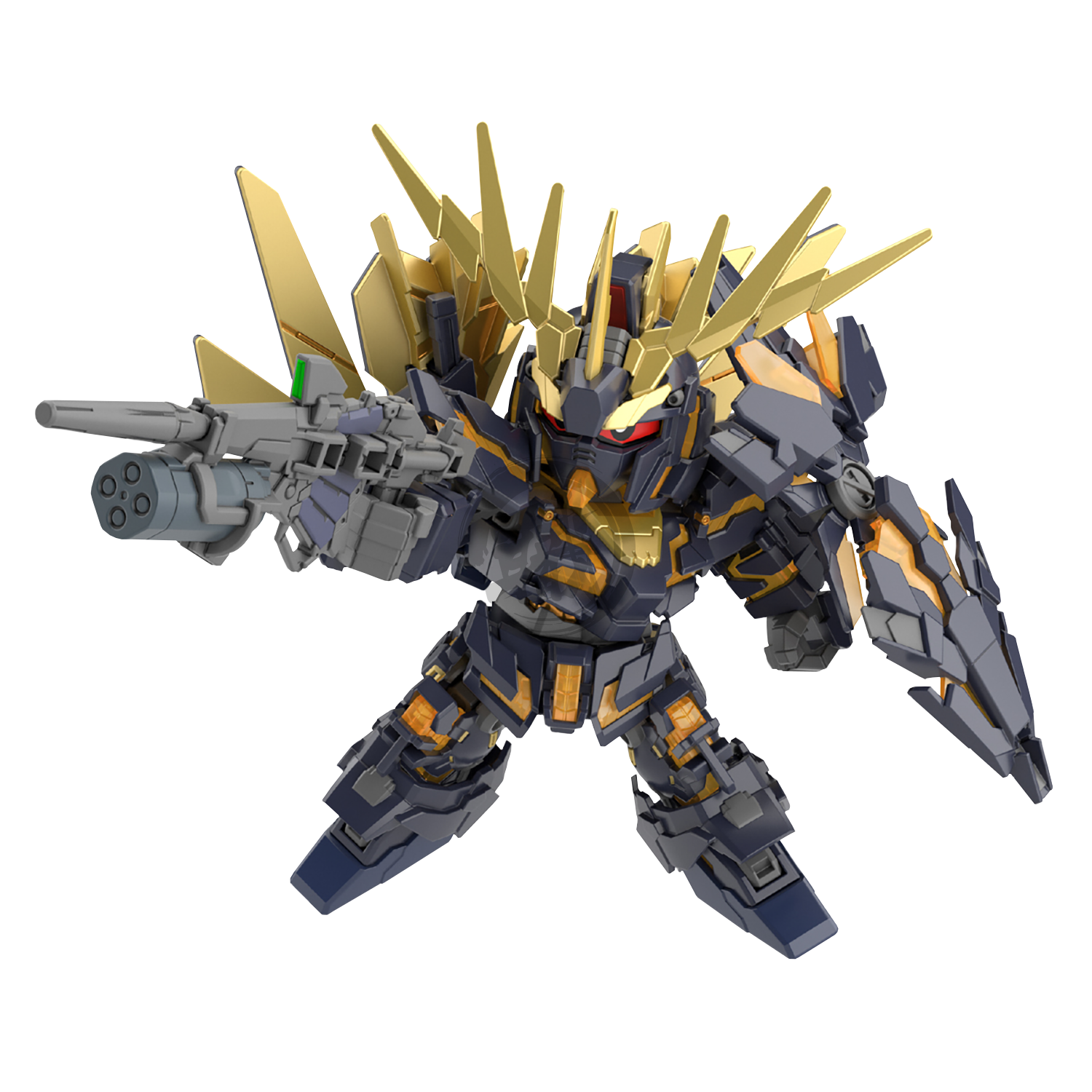 Bandai - SDCS Unicorn Gundam Unit-02 Banshee [Destroy Mode] / Banshee Norn [Destroy Mode] - ShokuninGunpla