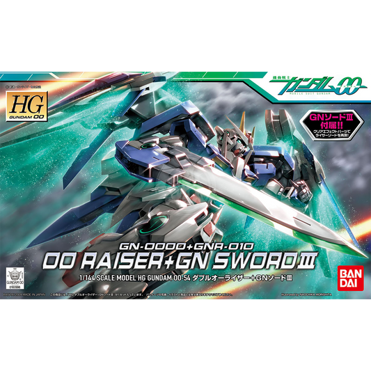 Bandai - HG 00 Raiser + GN Sword III - ShokuninGunpla