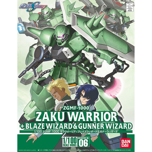 Bandai - 1/100 Zaku Warrior [Blaze Wizard & Gunner Wizard Packs] - ShokuninGunpla