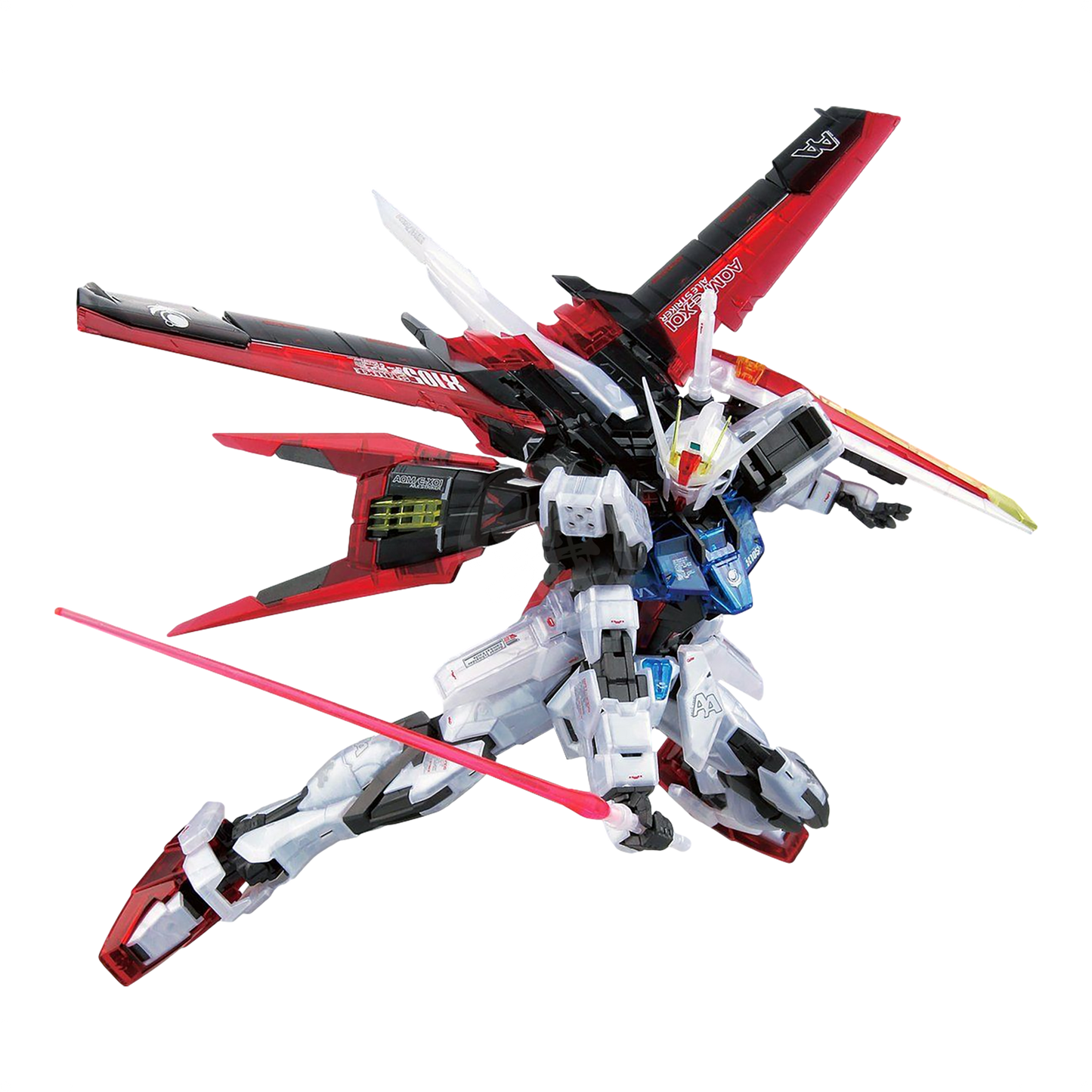 Bandai - MG Aile Strike Gundam [Ver.RM] [Clear Color Ver.] - ShokuninGunpla