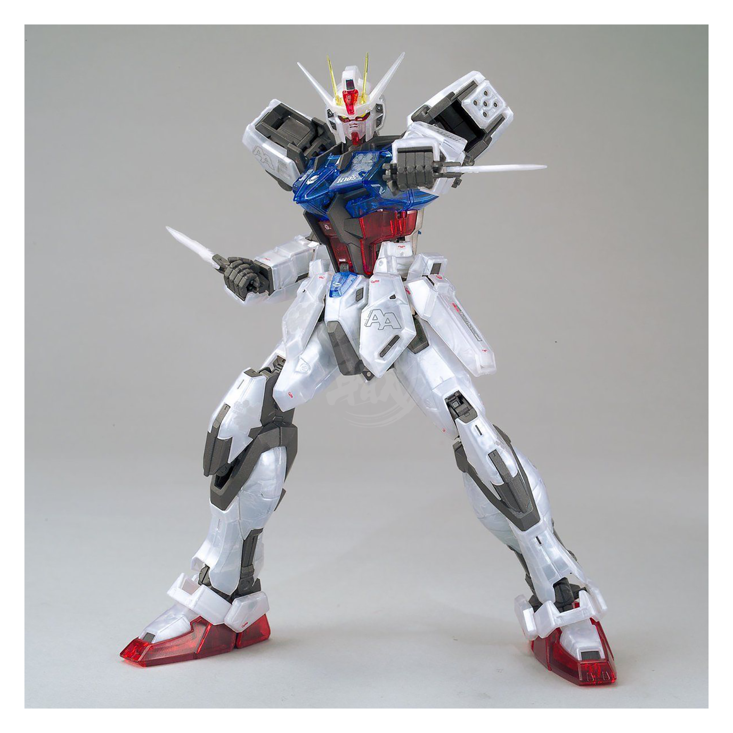 Bandai - MG Aile Strike Gundam [Ver.RM] [Clear Color Ver.] - ShokuninGunpla