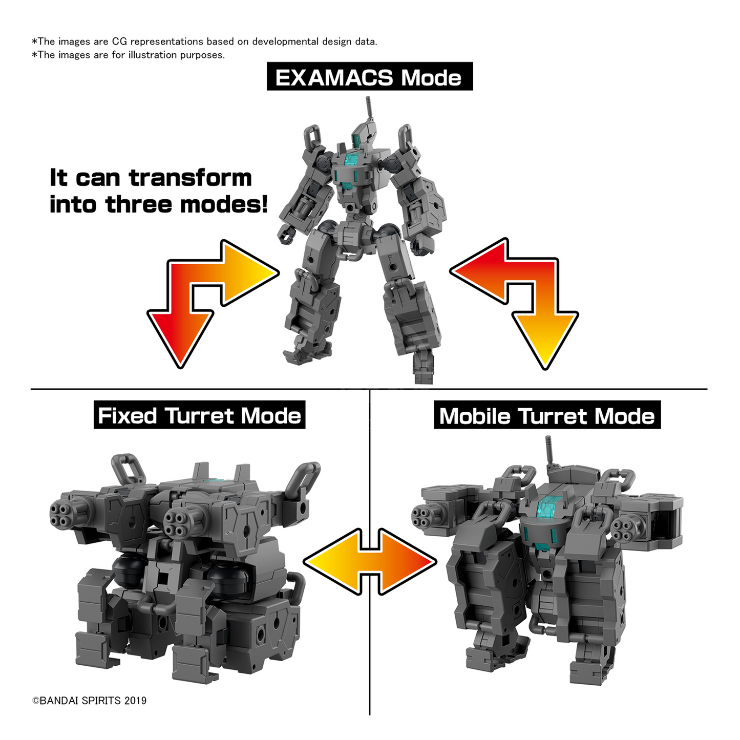 30MM Extended Armament Vehicle [Small Transformable Machine Ver.]